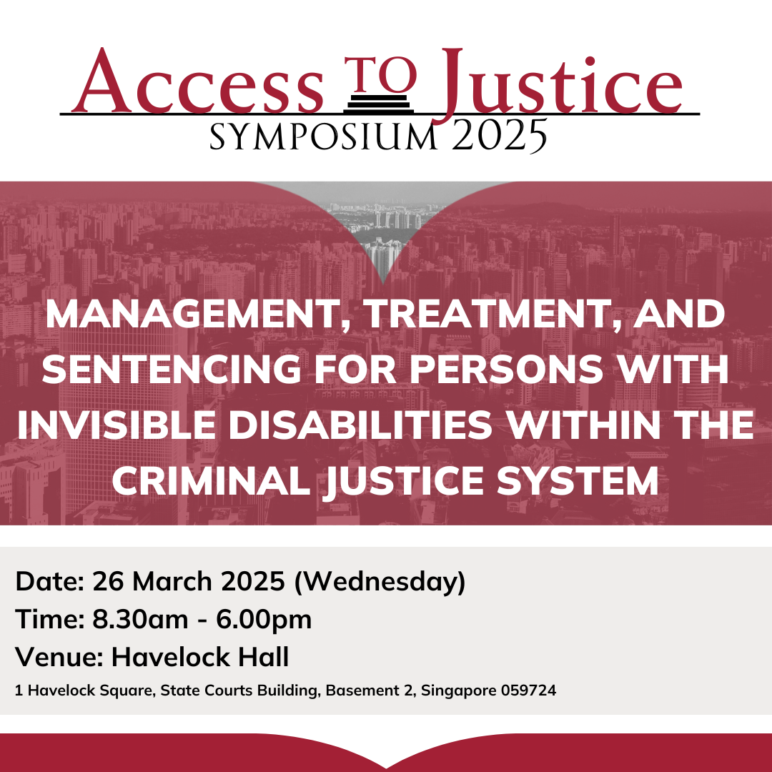 A2J Symposium 2025, Pro Bono SG Event, Invisible Disabilities